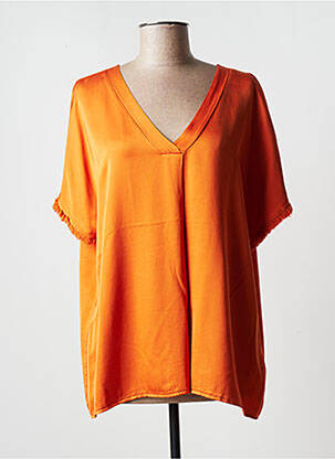 Bluză portocaliu LAUREN VIDAL femeie