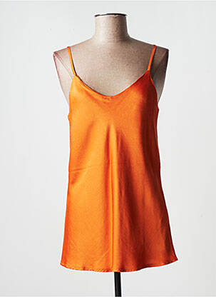 Top portocaliu LAUREN VIDAL femeie