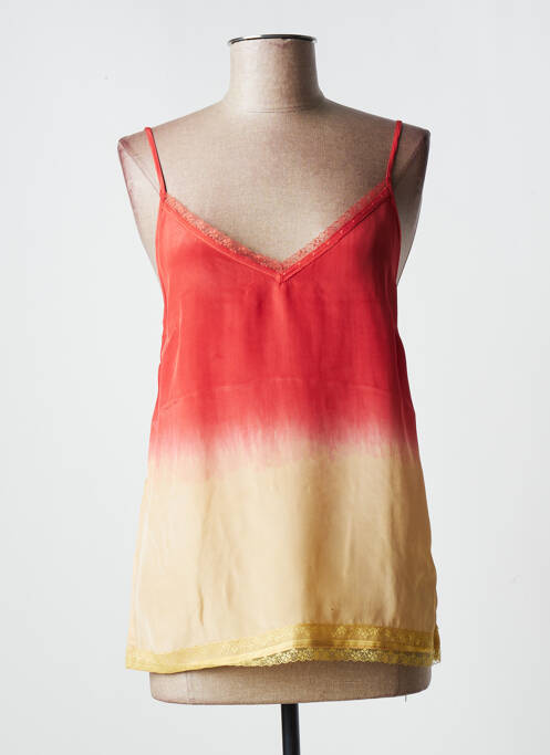 Top portocaliu LAUREN VIDAL femeie