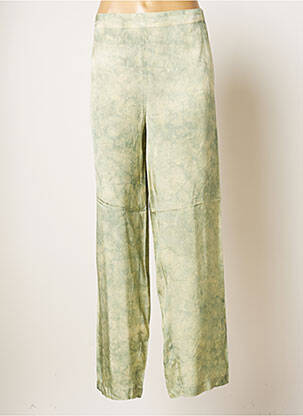 Pantalon larg verde RABENS SALONER femeie
