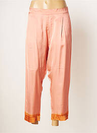 Pantalon 7/8 talie înaltă talie înaltă roz RABENS SALONER femeie