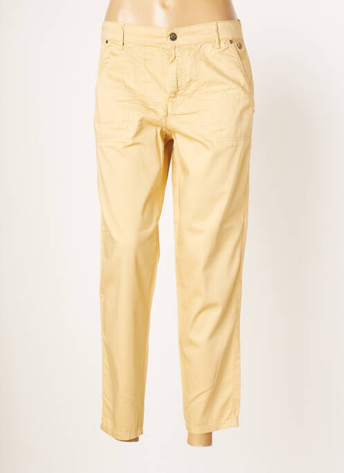 Pantalon 7/8 elasticitate mărime normală bej SUMMUM femme