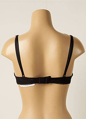 Sutien efect material satinat top bentiță negru LEJABY femeie