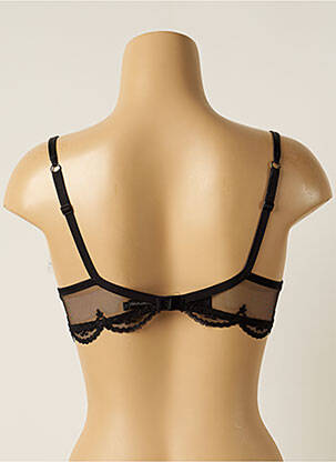 Sutien broderie top sutien modelat negru AMBRA femeie