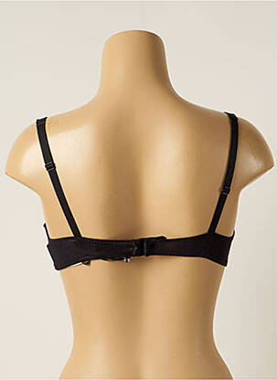 Sutien efect material satinat top sutien modelat negru MILLESIA femeie