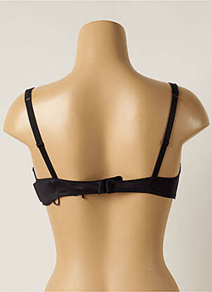 Sutien efect material satinat top sutien modelat negru MILLESIA femeie