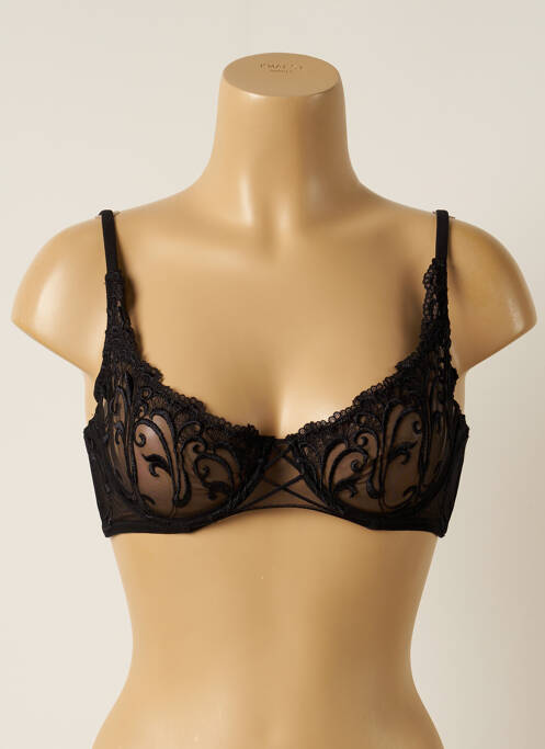 Sutien negru RCRESCENTINI BY COTTON BLUB femeie