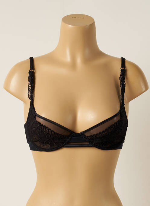 Sutien negru RCRESCENTINI BY COTTON BLUB femeie