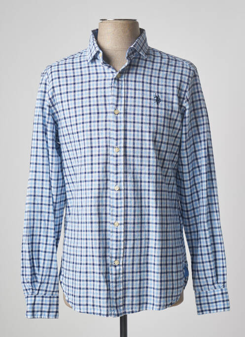 Cămașă cu mâneci lungi albastru U.S. POLO ASSN bărbat