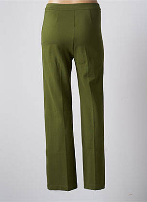 Pantalon drept elasticitate talie înaltă verde KING LOUIE femeie