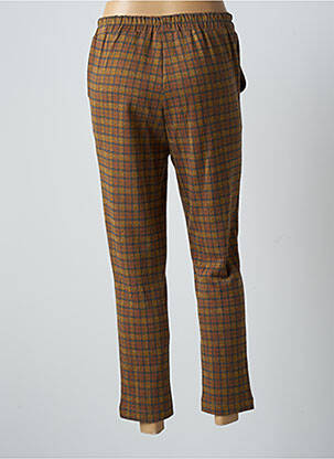 Pantalon 7/8 elasticitate mărime normală maro PAKO LITTO femeie