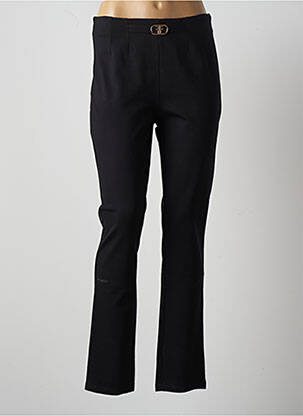 Pantalon slim elasticitate talie înaltă negru FRACOMINA femeie