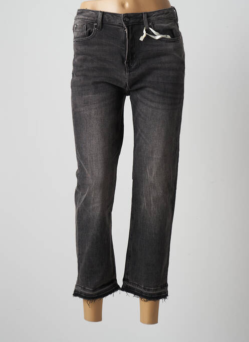 Blugi cu croială dreaptă negru FRACOMINA femeie