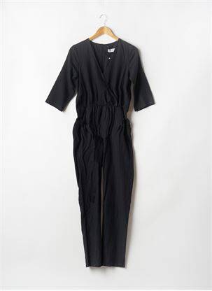 Salopetă-pantalon închidere cu fermoar la spate mâneci 3/4 negru MOLLY BRACKEN femeie
