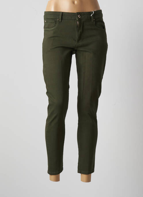 Pantalon slim verde FRACOMINA femeie