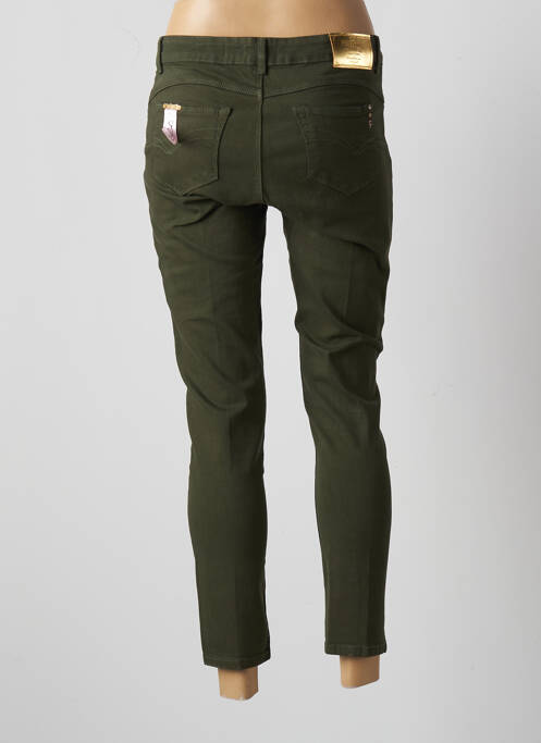 Pantalon slim verde FRACOMINA femeie