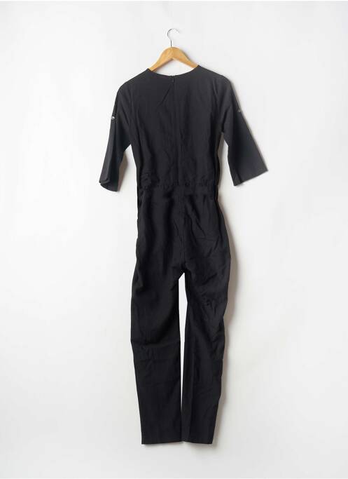 Salopetă-pantalon buzunare mâneci 3/4 negru MOLLY BRACKEN femme