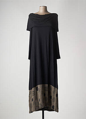 Rochie lungă negru G!OZE femeie