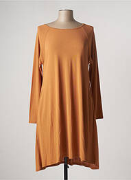 Rochie midi mâneci lungi mâneci lungi maro MASAI femme