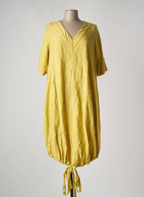 Rochie midi galben GERSHON BRAM femeie