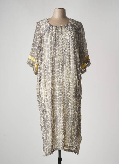 Rochie midi gri GERSHON BRAM femeie