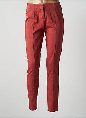 Pantalon slim talie elastică mărime normală portocalie MASAI femeie