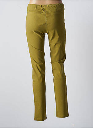 Pantalon slim talie elastică mărime normală verde MASAI femeie