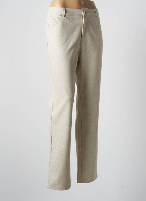 Pantalon drept bej FRED SABATIER femeie