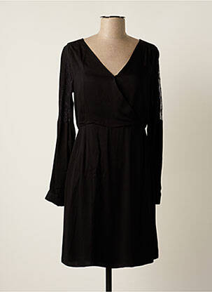 Rochie midi mâneci lungi mâneci lungi negru LOLA ESPELETA femeie