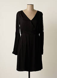Rochie midi mâneci lungi mâneci lungi negru LOLA ESPELETA femeie