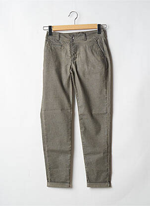 Pantalon slim verde EVA KAYAN femeie