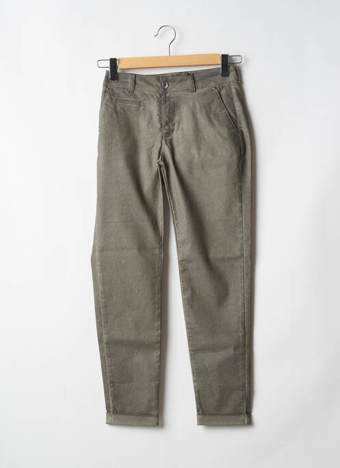 Pantalon slim verde EVA KAYAN femeie