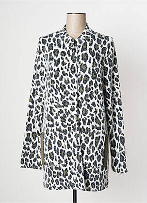 Vestă cu mâneci lungi verde JUST WHITE femeie