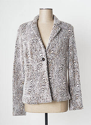 Vestă cu mâneci lungi maro JUST WHITE femeie