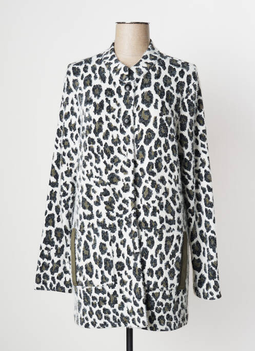 Vestă cu mâneci lungi verde JUST WHITE femeie