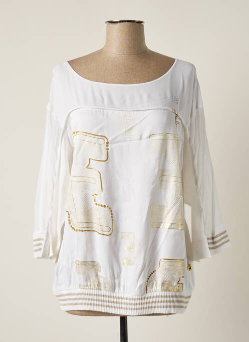 Top alb ELISA CAVALETTI femeie