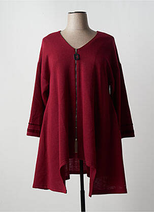 Vestă cu mâneci lungi roșu FRANCK ANNA femeie