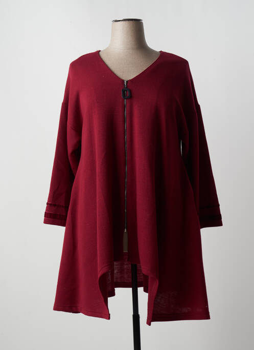 Vestă cu mâneci lungi roșu FRANCK ANNA femeie