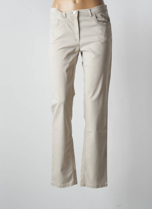 Pantalon drept bej ZERRES femeie
