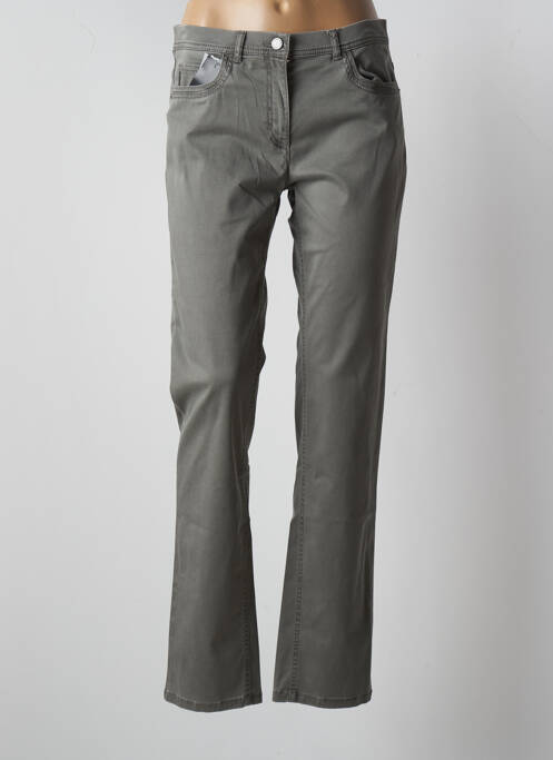 Pantalon slim gri ZERRES femeie