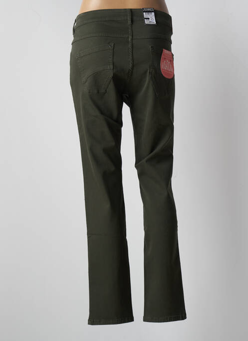 Pantalon slim verde ZERRES femeie
