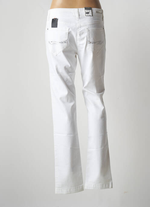 Blugi cu croială slim alb ZERRES femeie