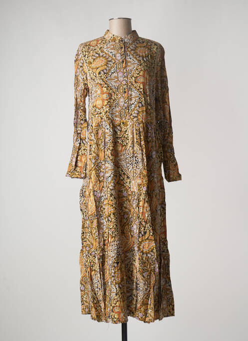 Rochie lungă galben LAST QUEEN femeie