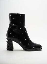 Botine/ghete material neted toc de 4 la 6 cm negru ELIZA DI VENEZIA femme
