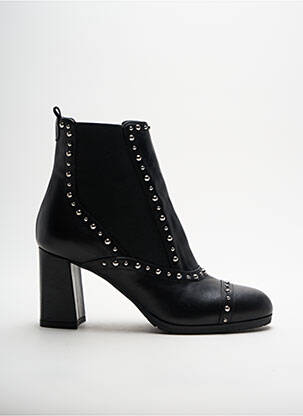 Botine/ghete material neted toc de 4 la 6 cm negru ELIZA DI VENEZIA femeie