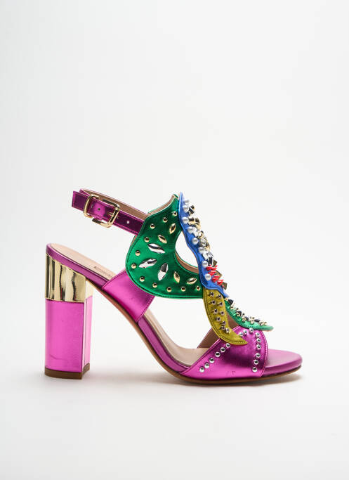 Sandale/Pantofi decupați violet ALBANO femeie