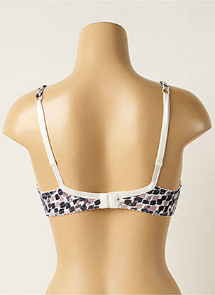 Sutien efect material satinat top sutien modelat bej PIEGE femeie