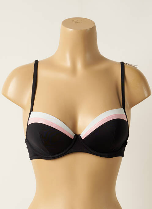 Sutien efect material satinat top sutien modelat negru ESPRIT femme