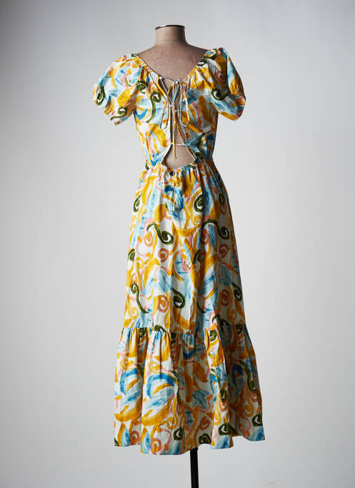 Rochie lungă galben BSB femeie