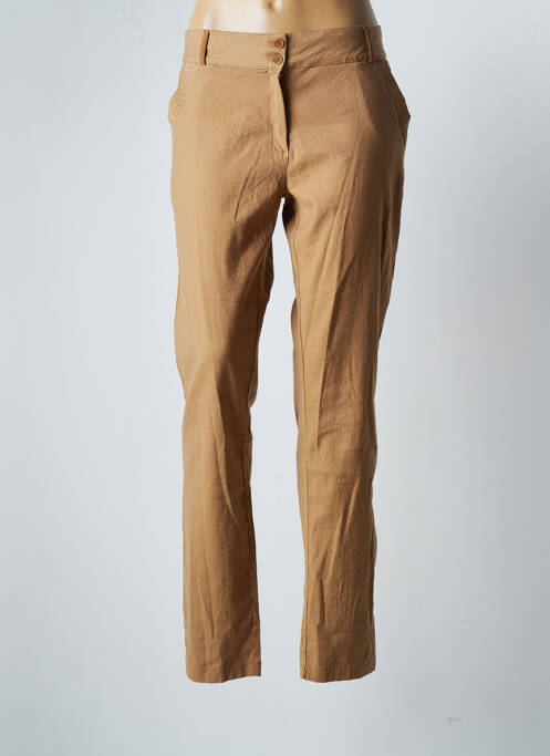 Pantalon slim bej HBT femeie
